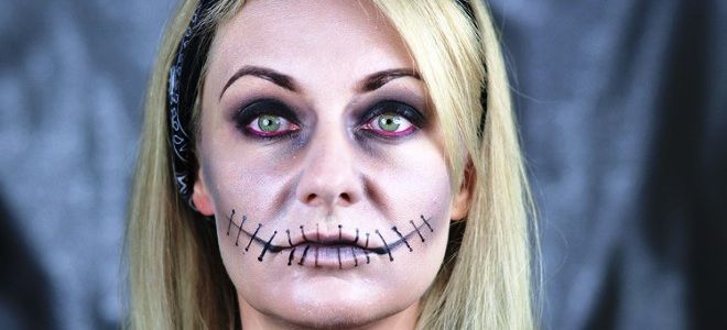 Hallowen uchun qulay bo'yanish