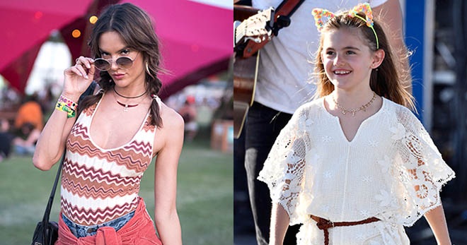 Coachella festivali sahnasini Alessandra Ambrosio qizi amalga oshirdi
