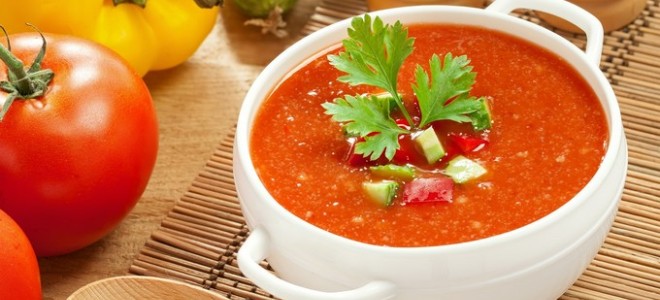 Uydagi sho'rva gazpacho - retsept