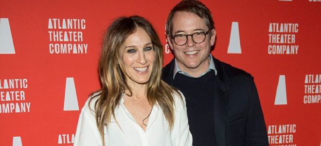 Sara Jessica Parker Broadway premerasiga tashrif buyurdi