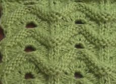 Trikotaj ignalari bilan namunaviy "to'lqinlar"