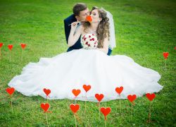 Bahorda to'y fotosessiyasi - g'oyalar