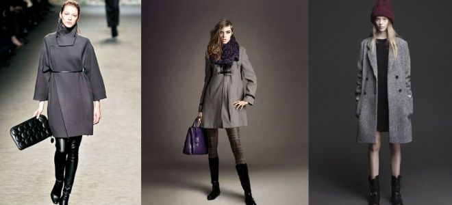 Kulrang palto - aksessuarlar